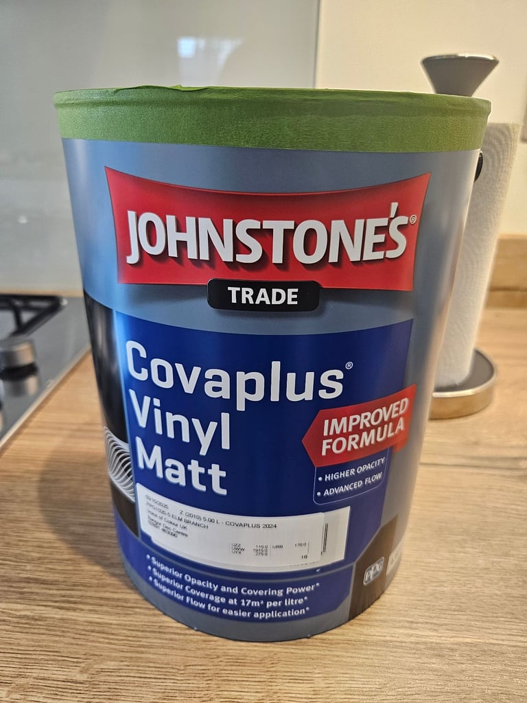 image for 5 litre tin Johnstones Elm wood matt paint paint