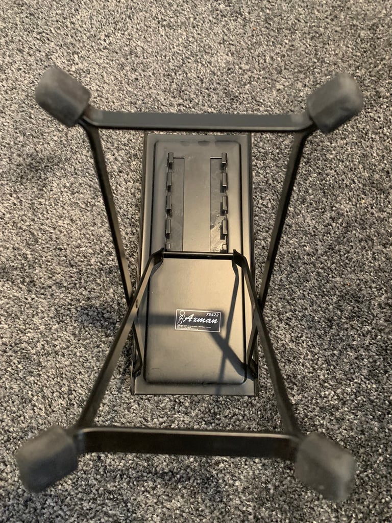 Music sheet stand and guitar foot rest 