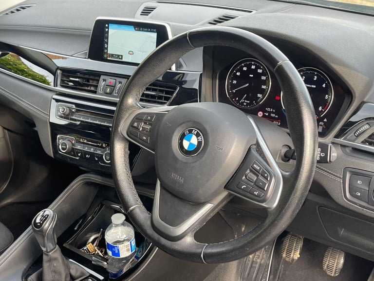 BMW X2 S drive 18D Sport in Stunning Black Metallic with Sports Cloth Trim 