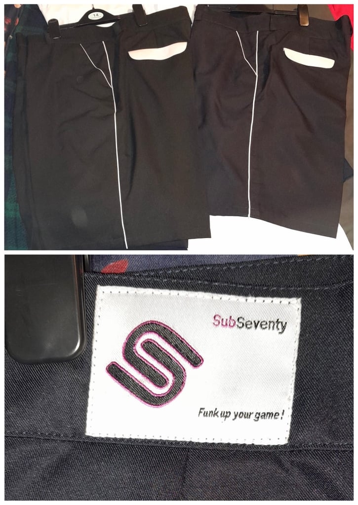 Golf Clothes Bundle - Mens Trousers Shorts Size 38-40