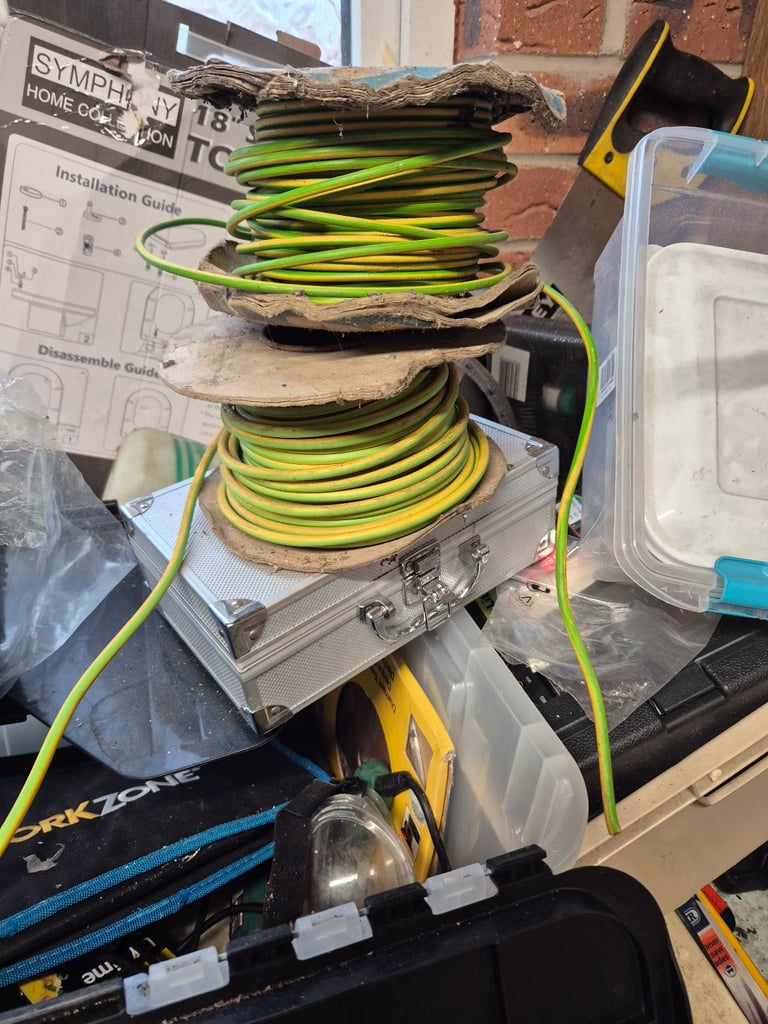 Part used rolls of earth wire | in Trafford, Manchester | Gumtree