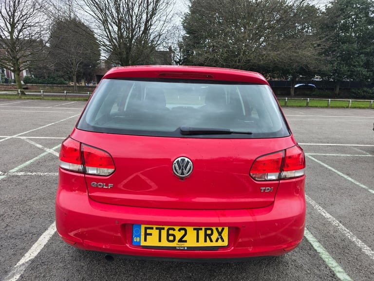 62 GOLF 1.6 TDI MATCH DIESEL 5 DOOR HATCHBACK RED