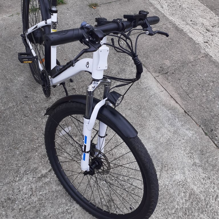 image for (White) HITWAY Electric Bike BK27 28", 7-Speed