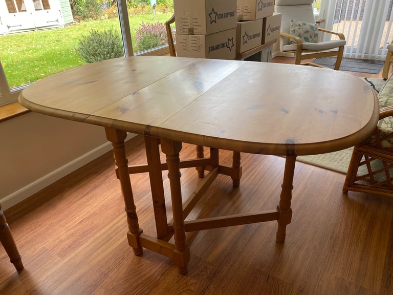 image for Drop leaf table and chairs 