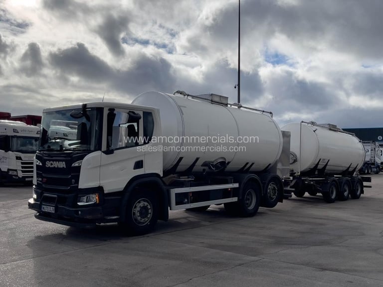 2020 (70) SCANIA P450 XT 6X2 MILK TANKER DRAWBAR OUTFIT