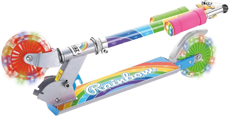 BRAND NEW Rainbow 2-wheel scooter (still in its box)