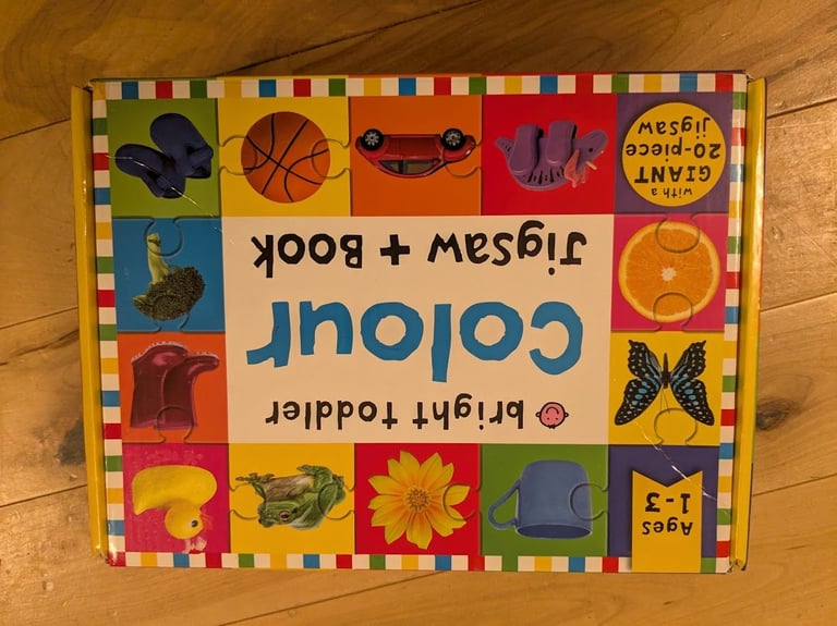 Bright toddler colour jigsaw + puzzle for free