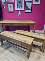 SOLD - NEXT Bronx Dining Table and Benches