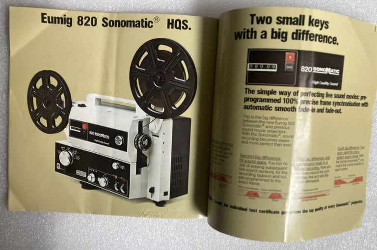 VINTAGE EUMIG SUPER 8mm Cine Cameras & Projectors 24 Page Full  Colour  Brochure.