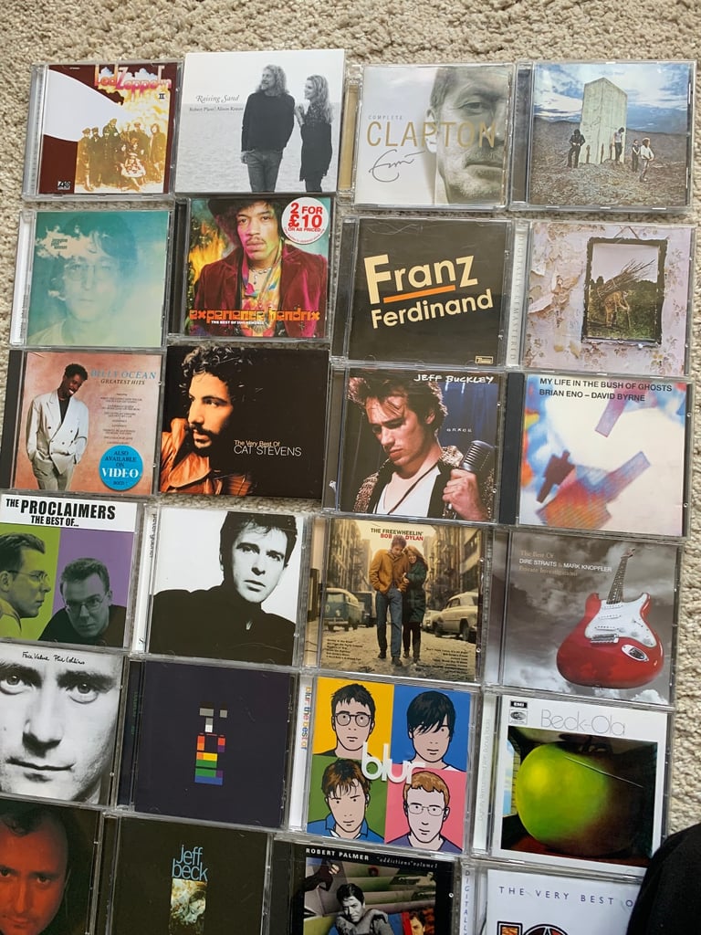 image for 300 CD’s Rock,Blues, Jazz, Pop plus others 
