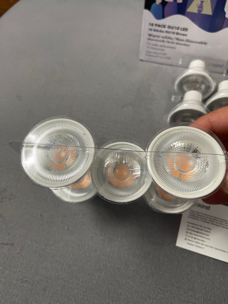 10 LED warm white 