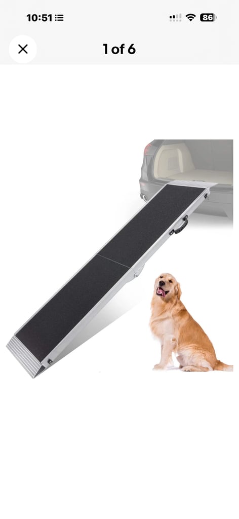 Aluminium Dog car ramp