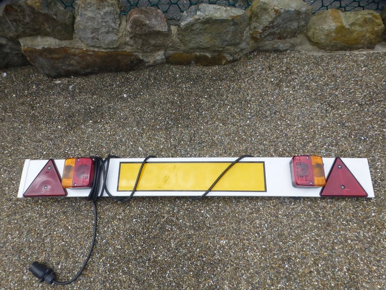 image for Trailer number plate board and lights