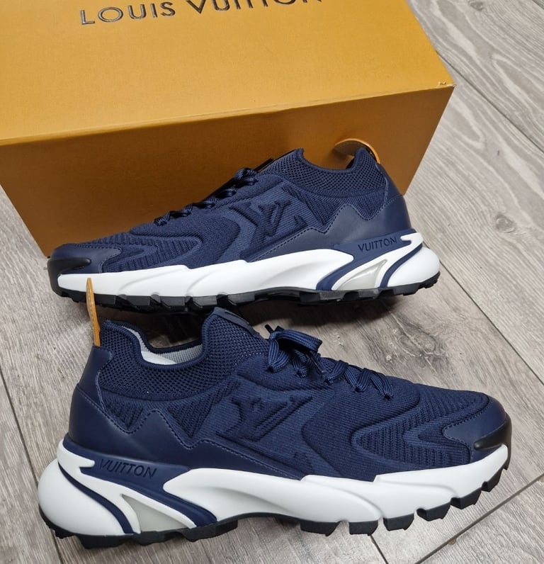 Louis Vuitton runners sneakers trainers black grey blue