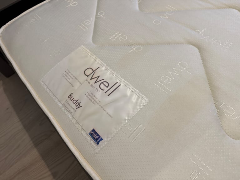 FREE DELIVERY DWELL GREY GLOSS TRUNDLE BED WITH 2 MATTRESSES GOOD CONDITION