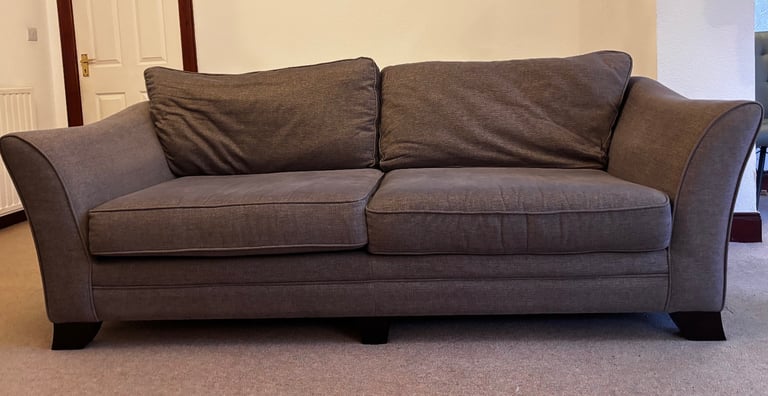 image for Grey Three Seater Sofa