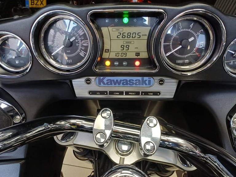 2014-64 Kawasaki VN1700 Voyager custom cruiser tourer adventureb in grey, Ful...