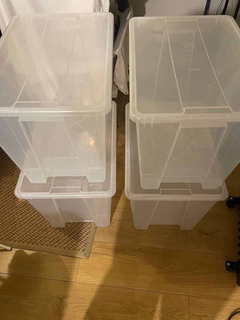 5X IKEA Samla Boxes