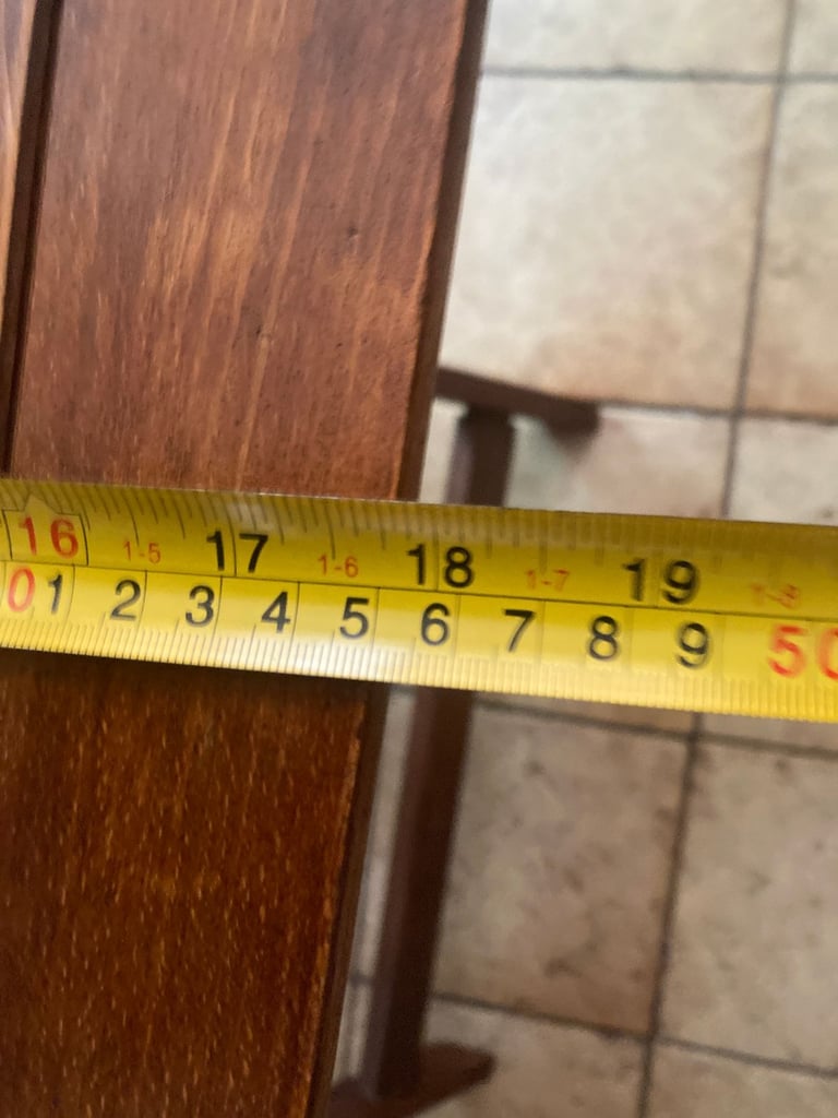 Vintage slatted folding occasional table - Reasonable offers accepted  