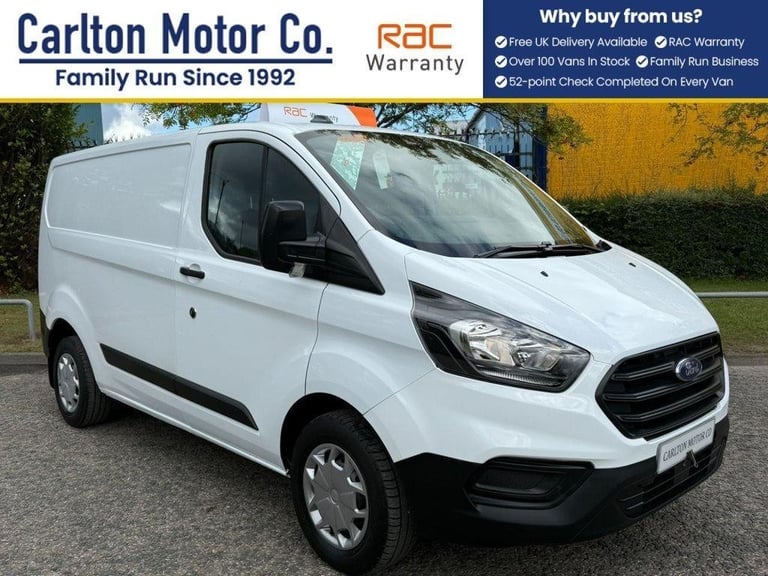 2020 Ford Transit Custom 2.0 300 EcoBlue Leader Panel Van [ Low Miles ] L1 H1 Eu