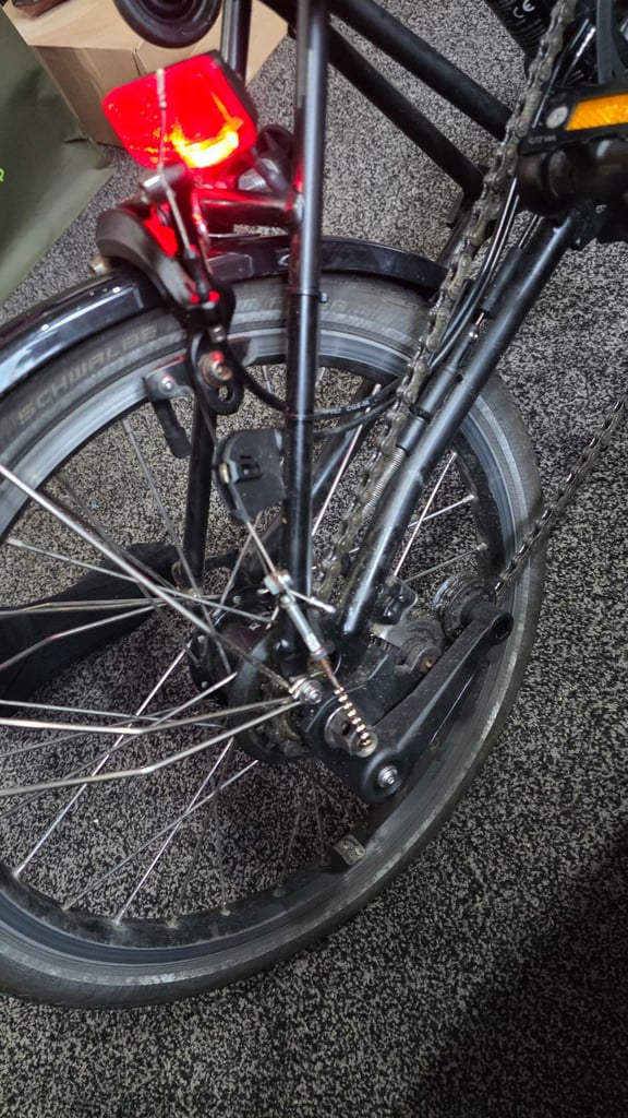 Brompton folding electric bike 