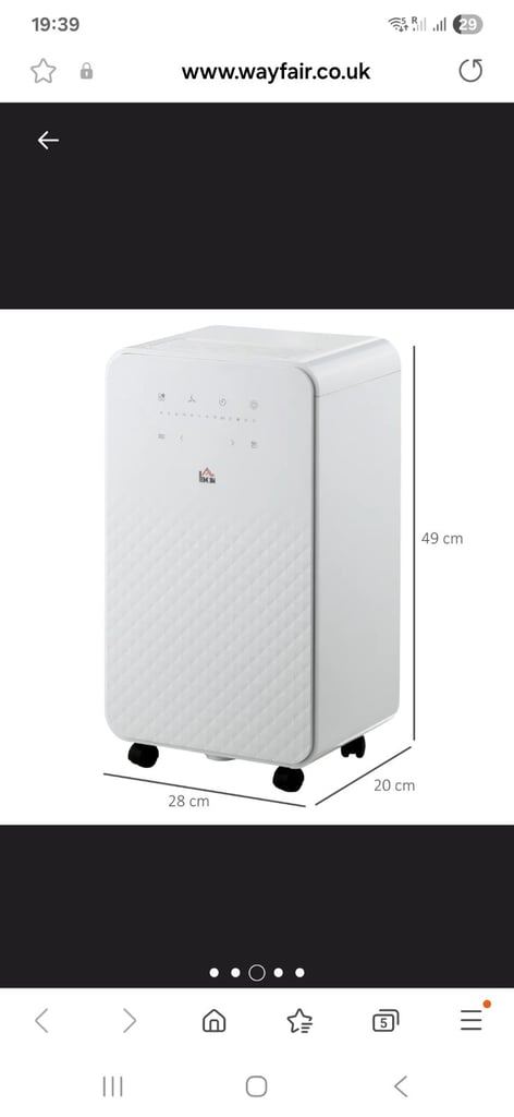 New dehumidifier 