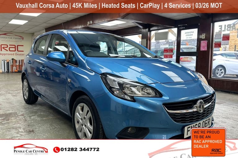 2018 Vauxhall Corsa Vauxhall Corsa 1.4i ecoTEC Design Hatchback 5dr Petrol Auto Euro 6 (90 ps) Ha...