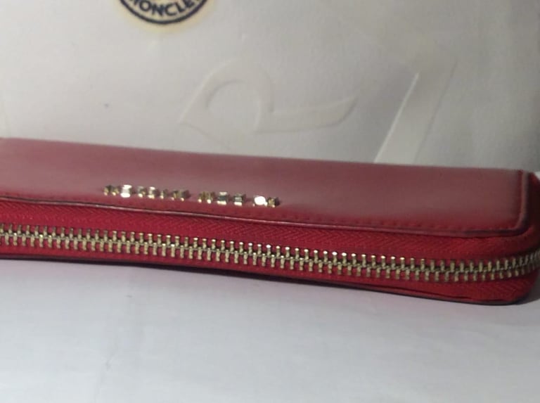 Karren Millen Red Leather Purse 