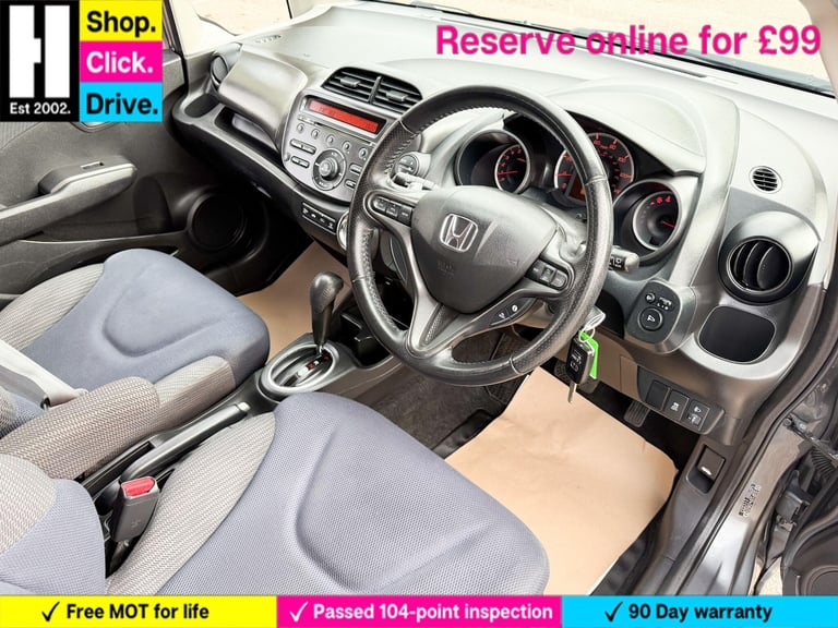 2013 Honda Jazz 1.4 i-VTEC ES Plus Hatchback 5dr Petrol CVT Euro 5 (99 ps) HATCHBACK Petrol Autom...