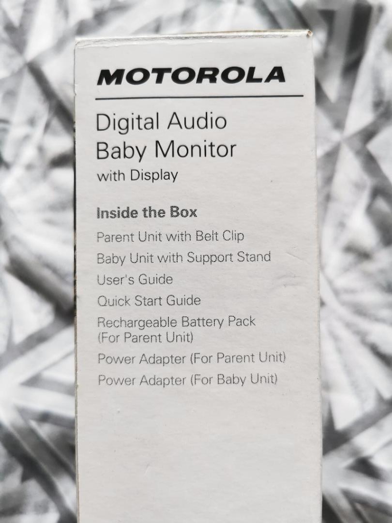 Motorola Digital Audio Baby Monitor MBP16