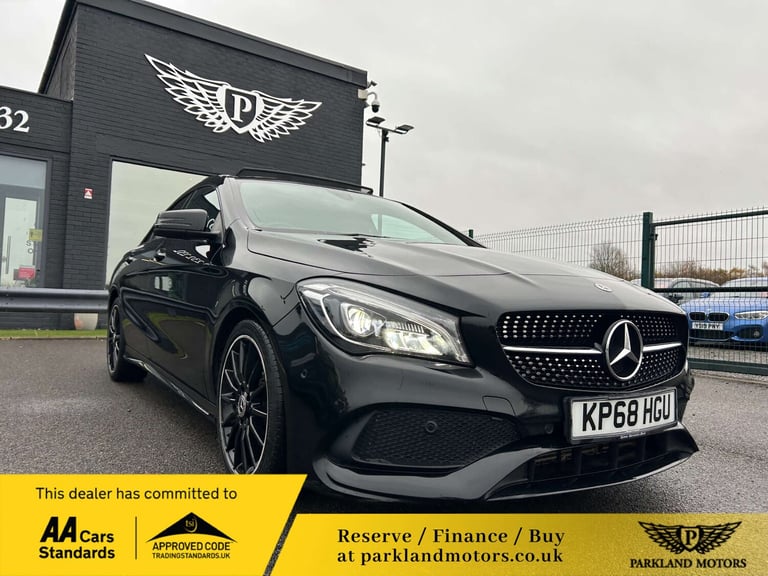 2018 Mercedes-Benz CLA 1.6 CLA 200 AMG Line Night Edition+ Auto 4dr Coupe Petrol Automatic