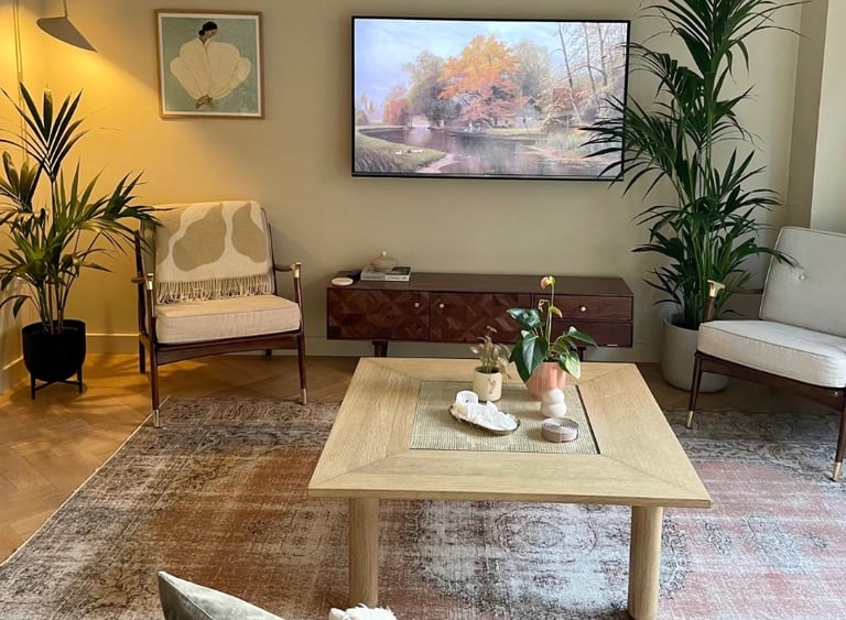 Anthropologie coffee table 