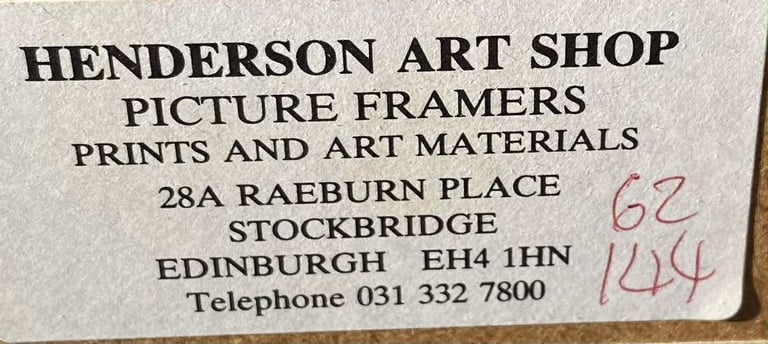 Limited edition “The drifters” print framed