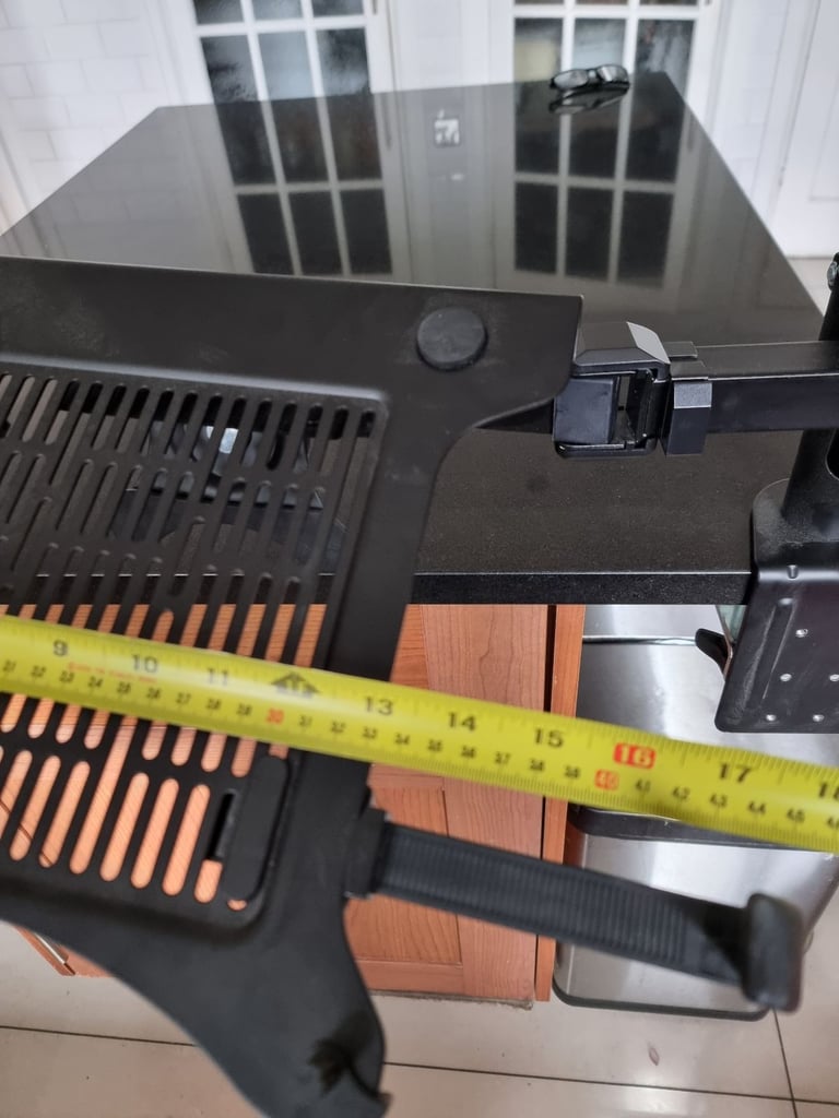 Vertical laptop and monitor stand