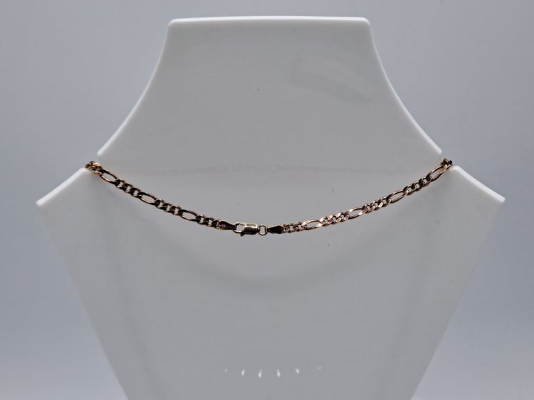 Pre-Owned 9ct Yellow Gold Figaro Chain