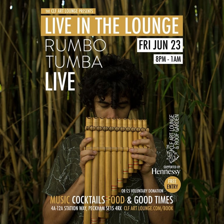 RUMBO TUMBA LIVE IN THE LOUNGE, FREE ENTRY
