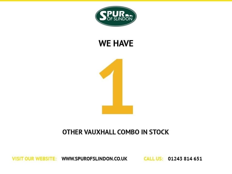 2019 Vauxhall Combo 1.6 Turbo D 2300 Edition Panel Van 4dr Diesel Manual L1 H1 Euro 6 (s/s) (10 P...