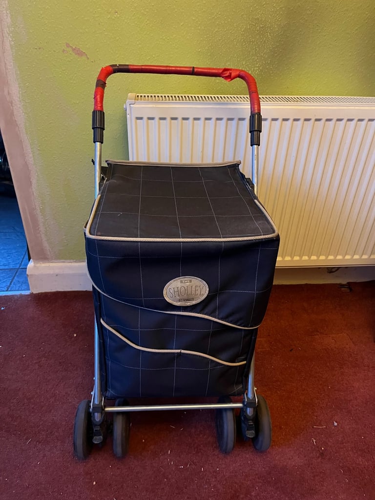 Vintage Sholley shopping trolley