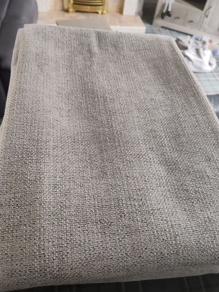 2 pairs of Grey Eyelet Curtains 