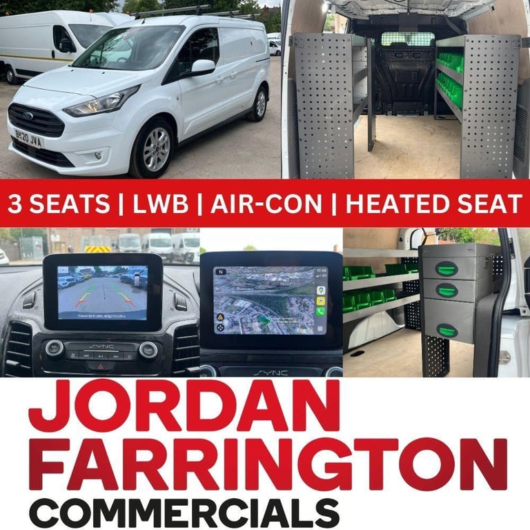 2020 FORD TRANSIT CONNECT LWB LIMITED 1.5 EURO 6 ULEZ WORKSHOP VAN WITH AIR-CON