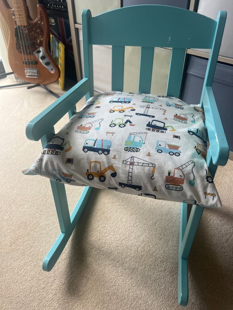 image for IKEA kids rocking chair with cushion 