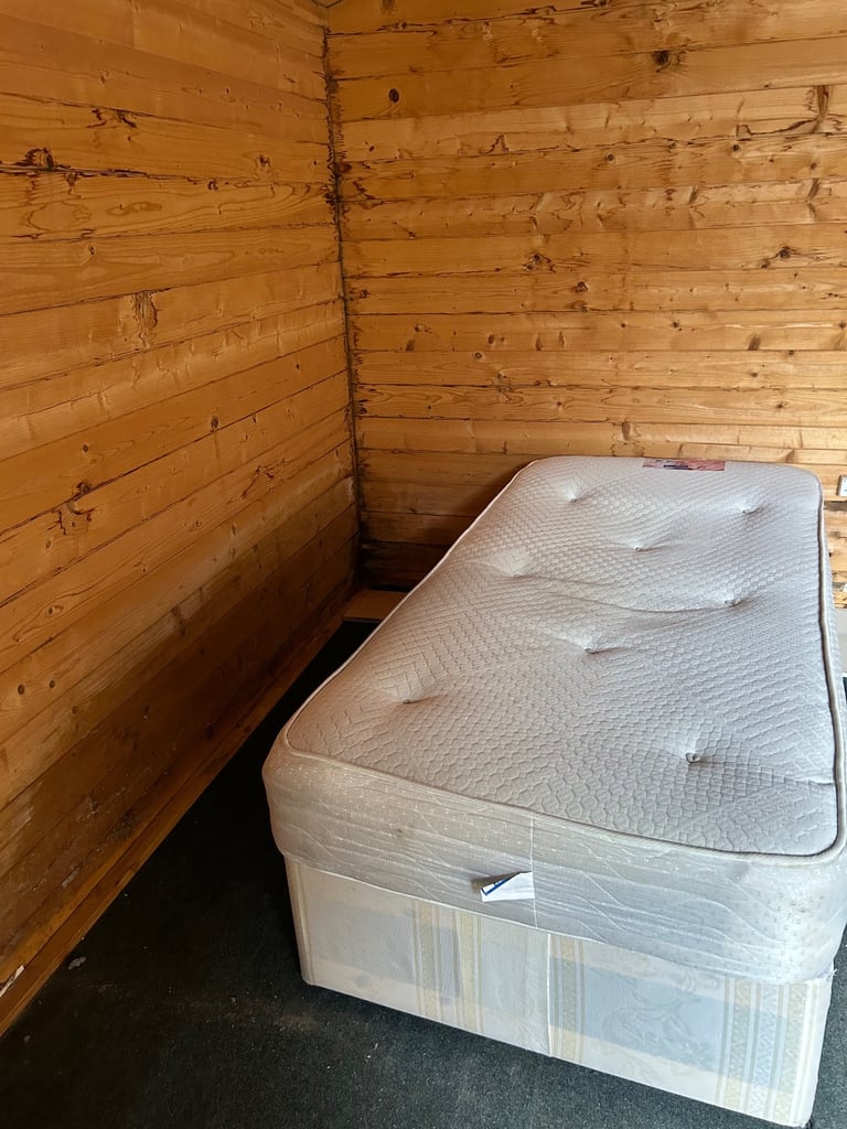 2 X SINGLE BED BASE AND MATTRESS FOR SALE. FREE LOCAL DELIVERY 