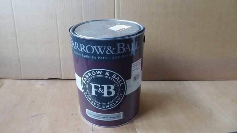 image for Expensive Farrow&Ball Dark tones Wall & ceiling Primer & undercoat- 3.6L for less than 1L price