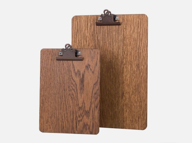 image for Antique Bronze clip wooden clip boards