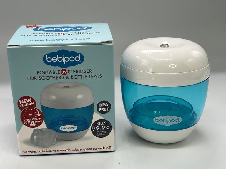 Bebipod portable UV steriliser for soothers and bottle teats