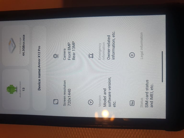 Smartphone Armor x12 pro