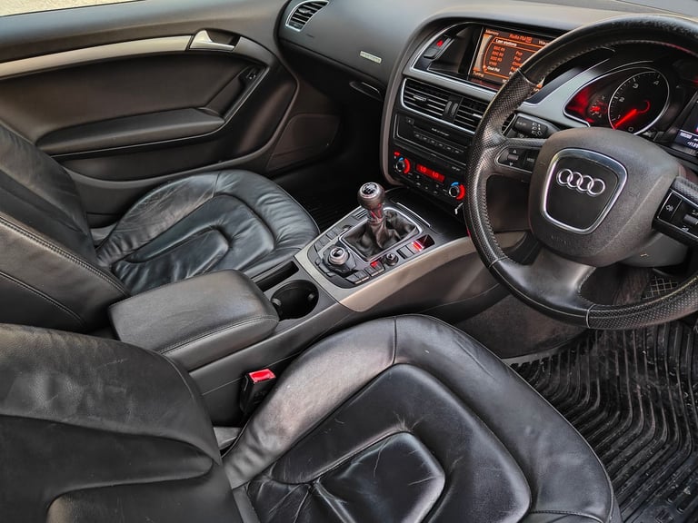 AUDI A5 3.0V6 QUATTRO 4X4 🏁 MANUAL 240BHP 🏁 FSH 🏁 NOT MERCEDES CLK BMW 330D VW LEXUS JAGUAR 