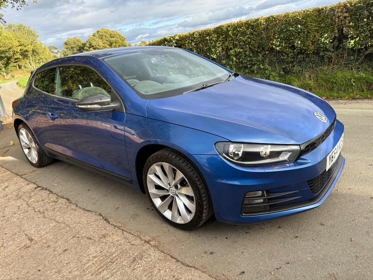 2014 Volkswagen Scirocco 2.0 TDI BLUEMOTION TECH GT 3DR 134K (BLUE) F.S.H NAV AA APPROVED  COUPE ...