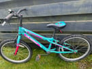 Small  light blue children’s bike ideal for 4-8 years old 20’ tyres 