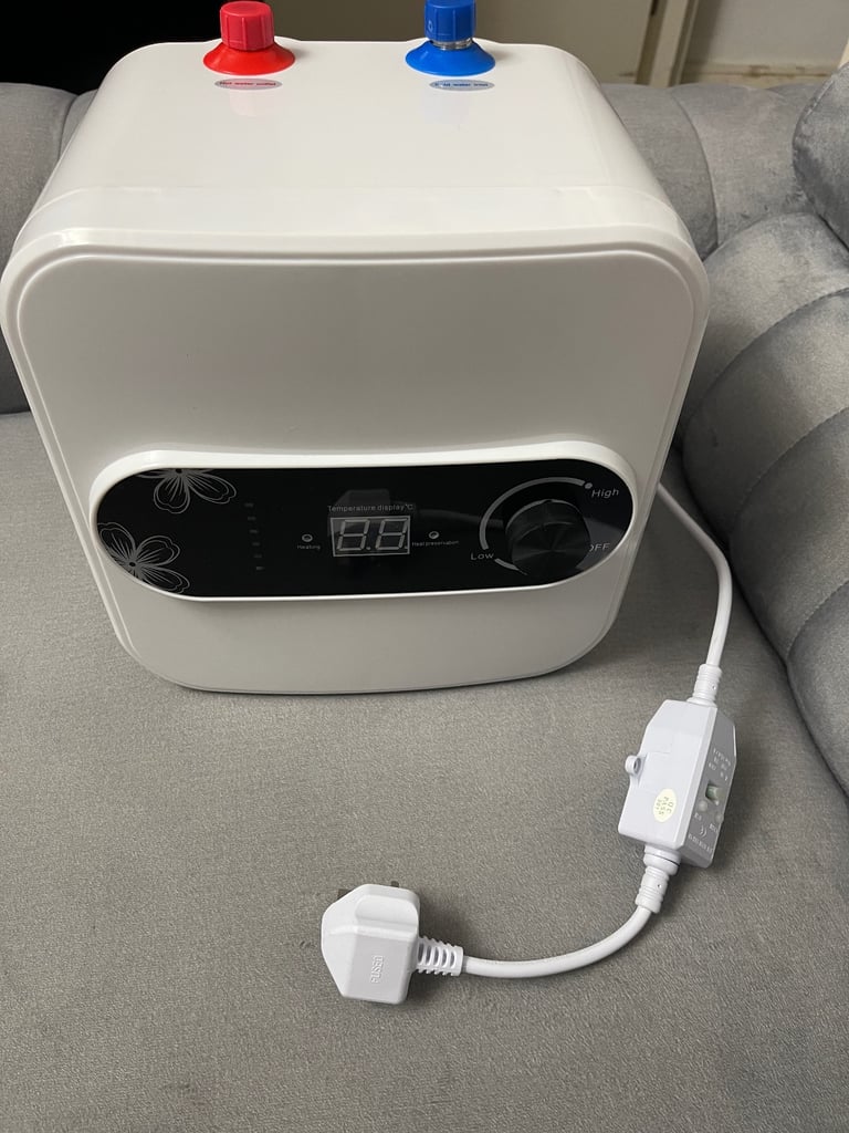 Portable Water Heater,1.5KW Electric Water Heater With 10L Water Tank, IP4X Waterproof, Under Sink